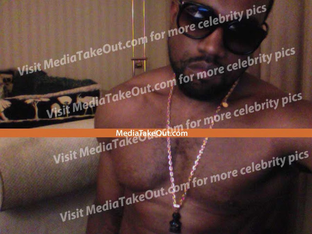 Fotos de Kanye West pelado caem na internet