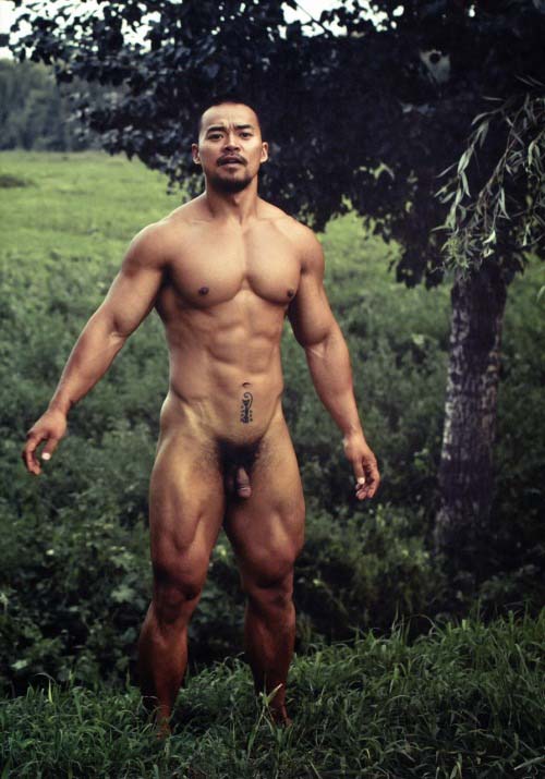 hot men asian naked super muscle