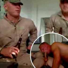 Festinha do sexo com soldados americanos bêbados - Amador