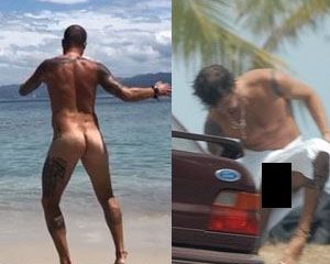 Paulinho Vilhena fica completamente nu em praia na Espanha