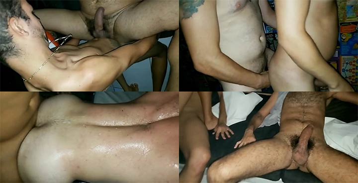 Homens paus peludos Orgia gay festa de aniversário