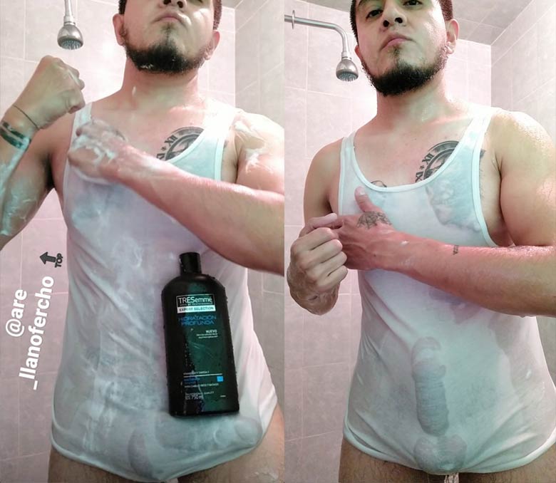 ShampooChallenge homem aloprado pau enorme