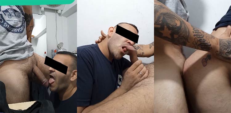 porno gay amador sexo com segurança tatuado