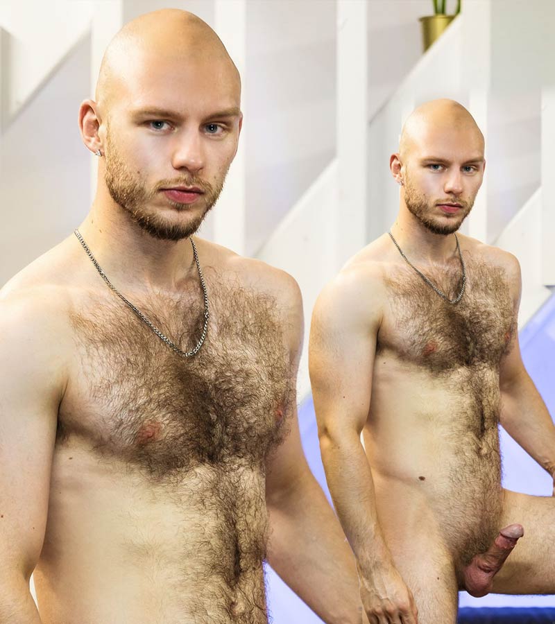 white gay Orson Deane hairy bald naked
