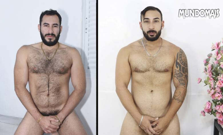 Breno e Arabian pelados mundo mais 2