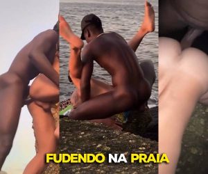 Mavambo da praia botou pra torar no cu do viado