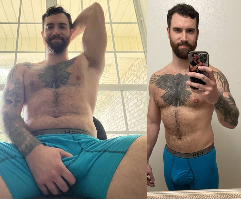 Bearded rockstar huge big cock 19