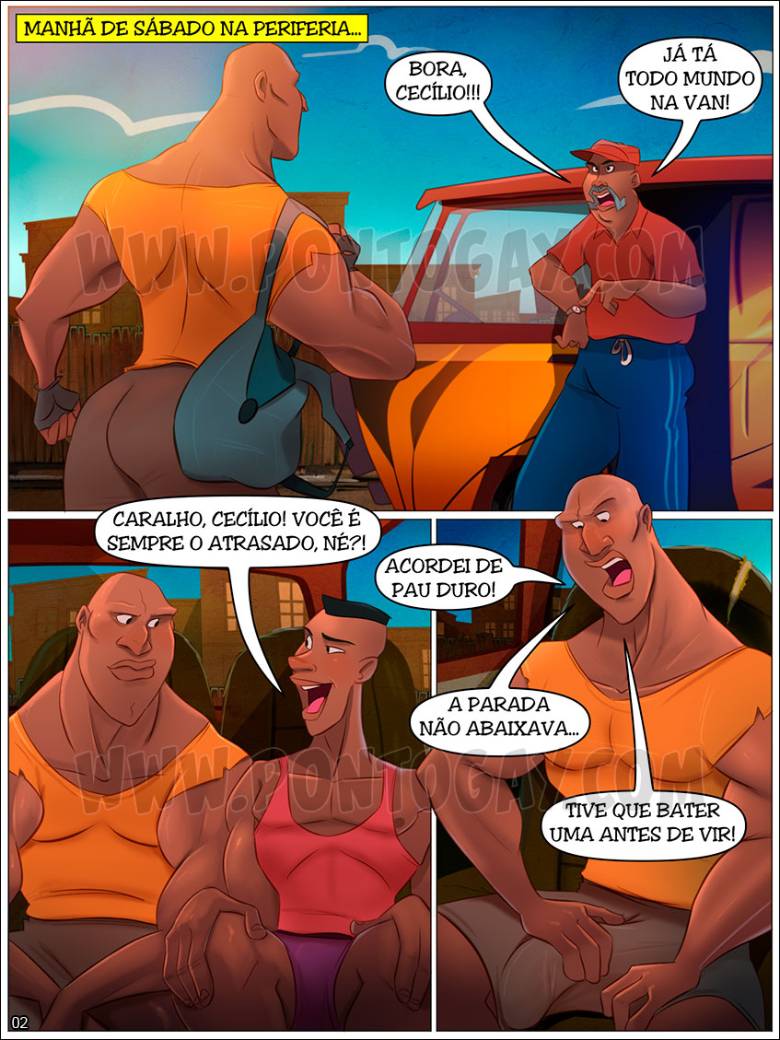 HQ Gay cartoon Enterrando as bolas 2