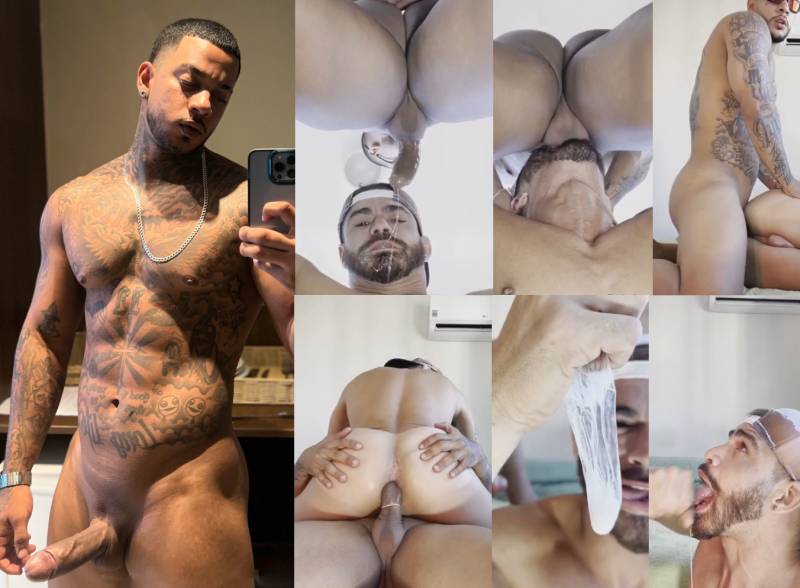 XXX video amateur gay Sloppy Deepthroat and Double Cum Session