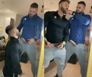 Comendo porra do namorado antes da balada