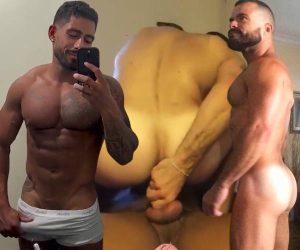 Morenão cacete grosso bomba no rabo do barbudo