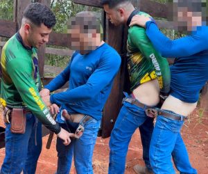 Taradão do Agro pira na bunda do caseiro