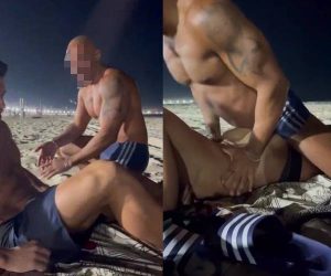 Madrugada no Leme fudendo turista baiano