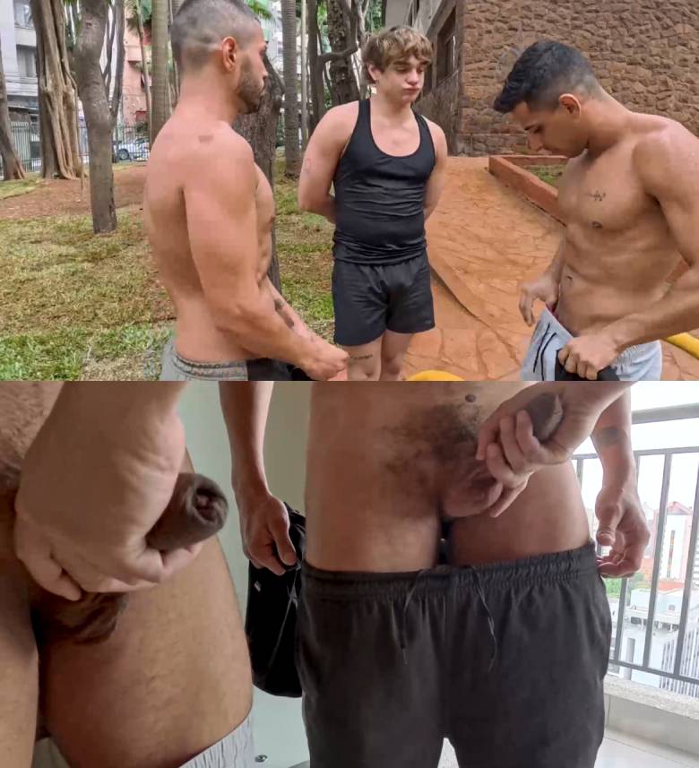 gay paga desconhecido treino praca sexo em casa 2